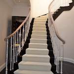 specialist staircase with wreathed handrail