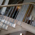 modern stair metal spindles