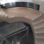 curved landing on specialist staircase