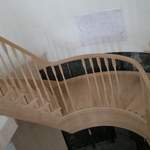 staircase curved landing geometrical