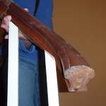 curved handrail restoration