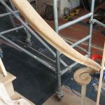 curved handrail setout