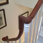 Traditional mitred handrail detailed profile